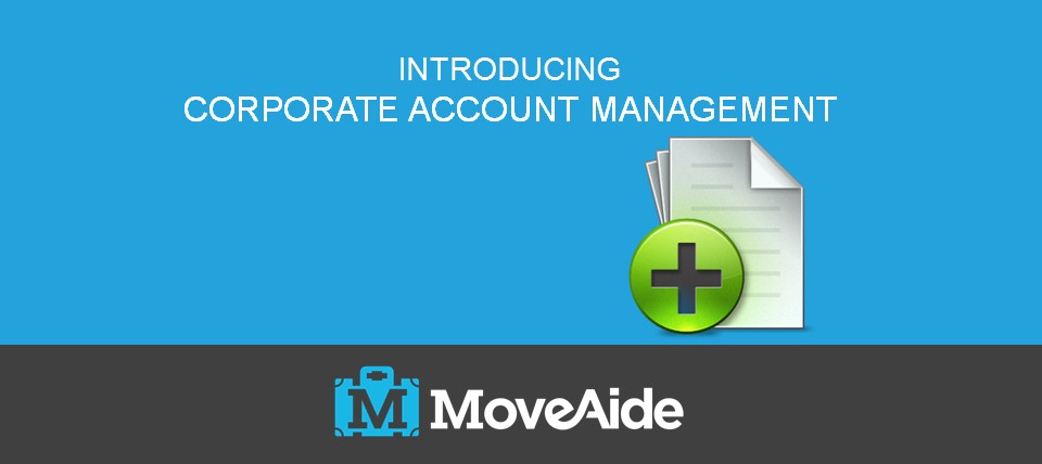 MoveAide Header - Corporate account Management Feature